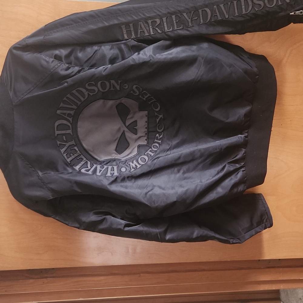 Harley-Davidson Men's Black Bomber Jacket - Picture 6 of 6